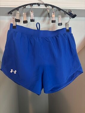 Under Armour Women's Bright Blue Performance Running Shorts